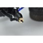 BRASS 3MM THICK WHEEL HEX HUBS SET FOR AXIAL 1/24 AX24 XC-1 4WS