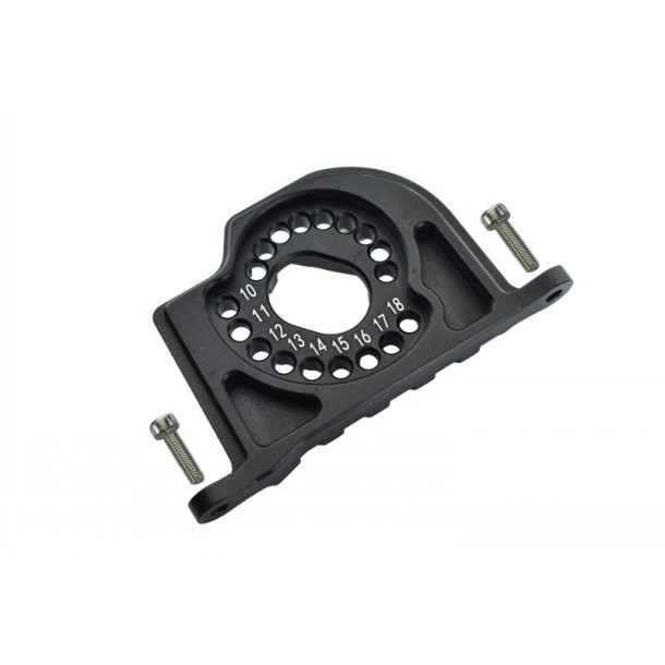 ALUMINUM MOTOR MOUNT PLATE WITH HEAT SINK FINS--BR018 ALUMINUM MOTOR MOUNT PLATE WITH HEAT SINK FINS--BR018