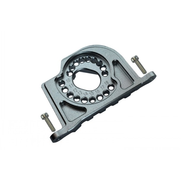 ALUMINUM MOTOR MOUNT PLATE WITH HEAT SINK FINS--BR018 ALUMINUM MOTOR MOUNT PLATE WITH HEAT SINK FINS--BR018