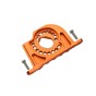 ALUMINUM MOTOR MOUNT PLATE WITH HEAT SINK FINS--BR018 ALUMINUM MOTOR MOUNT PLATE WITH HEAT SINK FINS--BR018