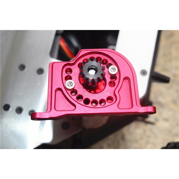 ALUMINUM MOTOR MOUNT PLATE WITH HEAT SINK FINS--BR018