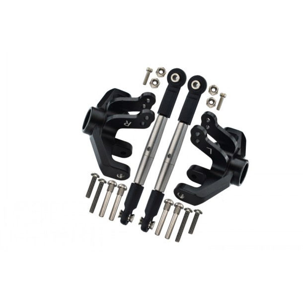 ALUMINUM FRONT KNUCKLE ARM + STAINLESS STEEL ADJUSTABLE TIE RODS--BR16221 ALUMINUM FRONT KNUCKLE ARM + STAINLESS STEEL ADJUSTABLE TIE RODS--BR16221