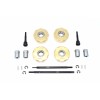 BRASS PENDULUM WHEEL KNUCKLE AXLE WEIGHT+12.5MM WIDER HEX+HARDEN STEEL #45 FRONT CVD JOINT+REAR DRIVE SHAFT FOR TAMIYA 1/10 R/C MERCEDES-BENZ G500(CC-02)