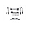 STAINLESS STEEL ADJUSTABLE TIE RODS FOR TAMIYA 1/10 R/C MERCEDES-BENZ G500(CC-02)