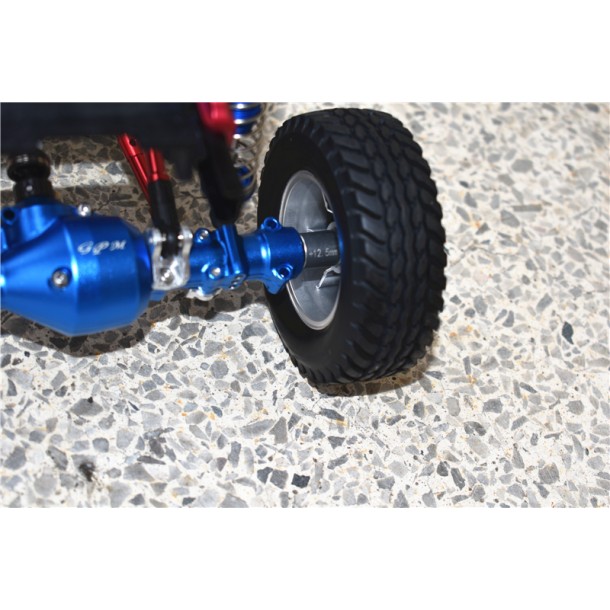 HARDEN STEEL #45 FRONT CVD JOINT+REAR DRIVE SHAFT + ALUMINUM 12.5MM WIDER HEX FOR TAMIYA 1/10 R/C MERCEDES-BENZ G500(CC-02)