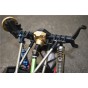 BRASS FRONT/REAR GEARBOX COVER FOR AXIAL 1/10 CAPRA 1.9 UNLIMITED