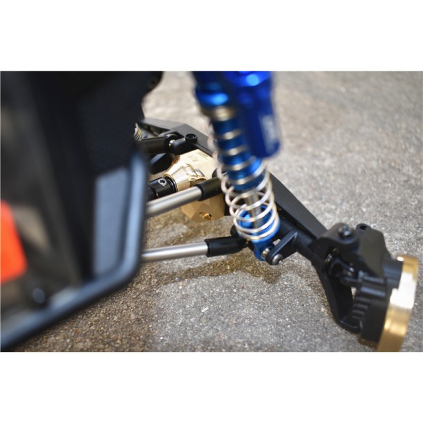 BRASS FRONT/REAR GEARBOX COVER FOR AXIAL 1/10 CAPRA 1.9 UNLIMITED