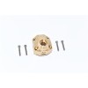 BRASS FRONT/REAR GEARBOX COVER FOR AXIAL 1/10 CAPRA 1.9 UNLIMITED