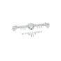 ALUMINUM REAR GEAR BOX FOR AXIAL 1/10 CAPRA 1.9 UNLIMITED