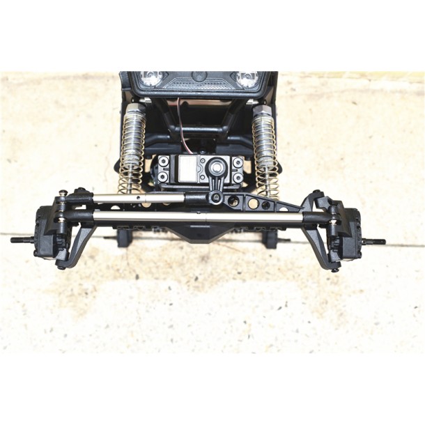 STAINLESS STEEL ADJUSTABLE TIE RODS FOR AXIAL 1/10 CAPRA 1.9 UNLIMITED