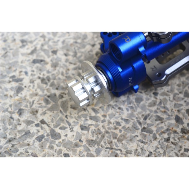 ALUMINUM UPGRADE SET (CVD, FRONT/REAR KNUCKLE ARMS, WHEEL HEX CLAW+WHEEL LOCK) --ER100