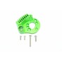 ALUMINUM MOTOR MOUNT WITH HEAT SINK FIN--ER2018 ALUMINUM MOTOR MOUNT WITH HEAT SINK FIN--ER2018