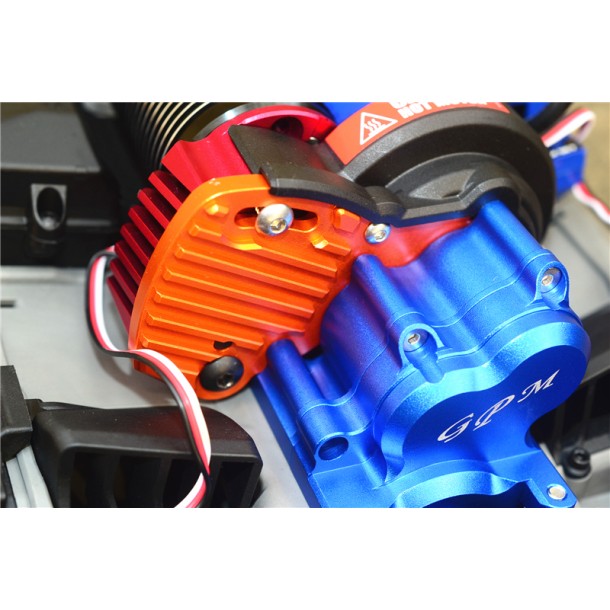 ALUMINUM MOTOR PLATE WITH HEAT SINK FINS--ER2018A
