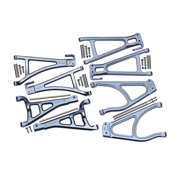 ALUMINUM FULL SUSPENSION ARM SET (FRONT+REAR & UPPER+LOWER)--ER24567 ALUMINUM FULL SUSPENSION ARM SET (FRONT+REAR & UPPER+LOWER)--ER24567