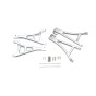 ALUMINUM FRONT SUSPENSION ARM SET (UPPER+LOWER)--ER25455 ALUMINUM FRONT SUSPENSION ARM SET (UPPER+LOWER)--ER25455