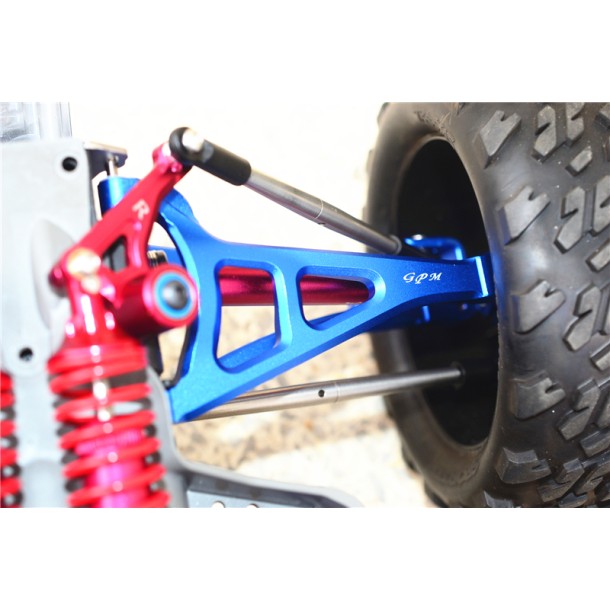ALUMINUM FRONT SUSPENSION ARM SET (UPPER+LOWER)--ER25455