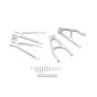 ALUMINUM REAR SUSPENSION ARM SET (UPPER+LOWER)--ER25657 ALUMINUM REAR SUSPENSION ARM SET (UPPER+LOWER)--ER25657