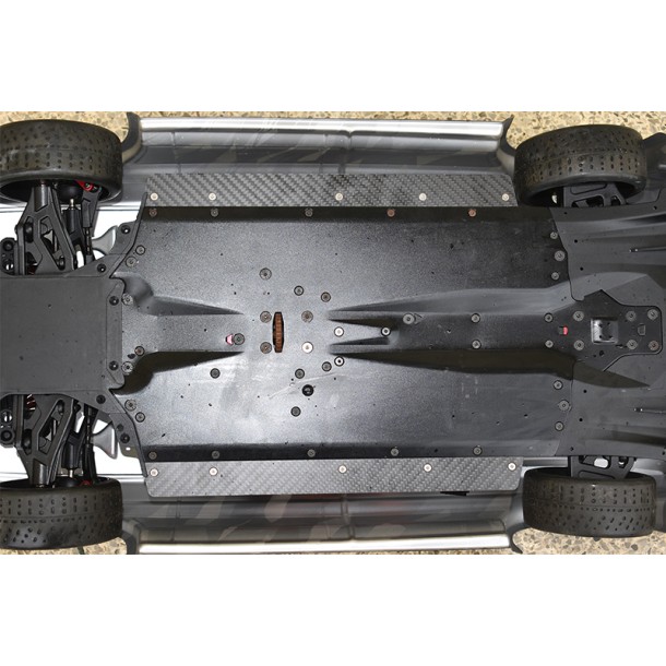 CARBON FIBER CHASSIS SIDE PANELS(25MM WIDE) FOR ARRMA 1/7 INFRACTION 6S