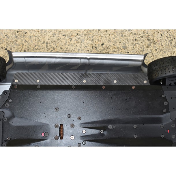 CARBON FIBER CHASSIS SIDE PANELS(25MM WIDE) FOR ARRMA 1/7 INFRACTION 6S