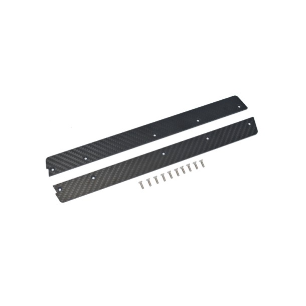 CARBON FIBER CHASSIS SIDE PANELS(25MM WIDE) FOR ARRMA 1/7 INFRACTION 6S