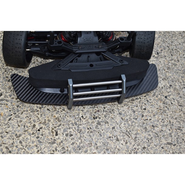 CARBON FIBER FRONT CHASSIS & BUMPER FOR ARRMA 1/7 INFRACTION 6S