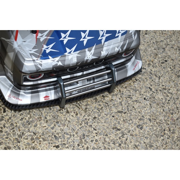 CARBON FIBER FRONT CHASSIS & BUMPER FOR ARRMA 1/7 INFRACTION 6S