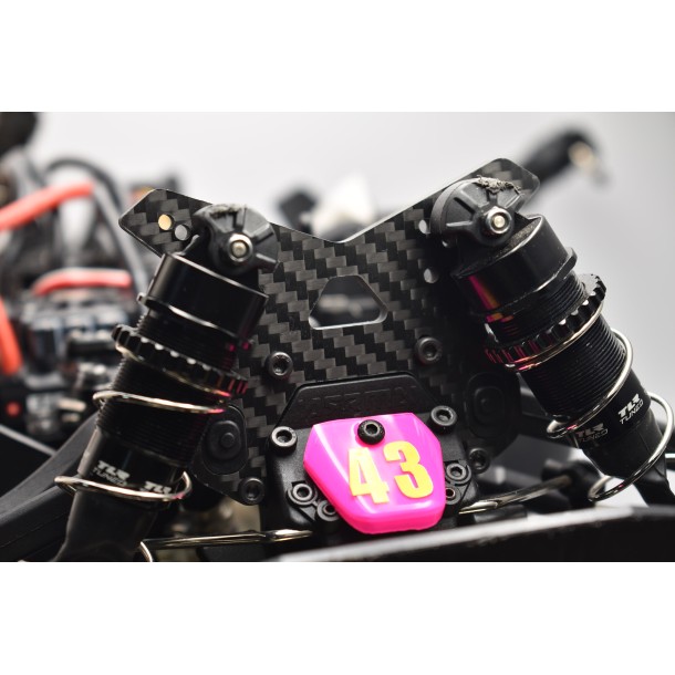 CARBON FIBER FRONT SHOCK TOWER (5MM THICKNESS) FOR ARRMA 1/8 TYPHON TLR