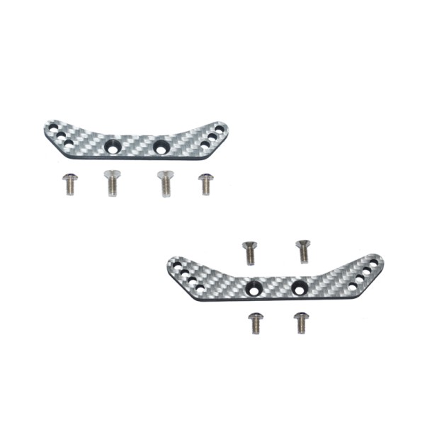 CARBON FIBER FRONT&REAR SHOCK TOWER FOR TAMIYA 1/10 TA08 PRO  