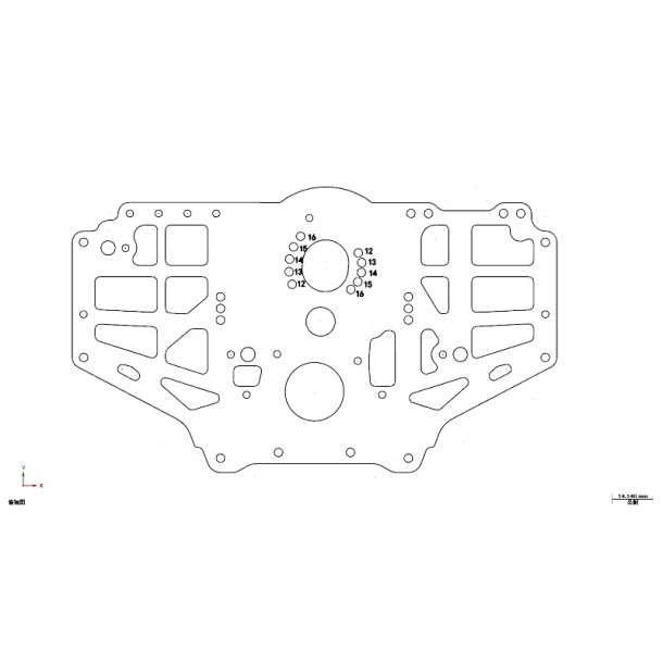 CARBON FIBER CHASSIS SIDE PANELS FOR LOSI 1/8 LMT