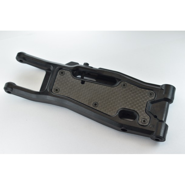 CARBON FIBRE DUST-PROOF PROTECTION PLATE FOR FRONT SUSPENSION ARM FOR TRAXXAS 1/8 SLEDGE