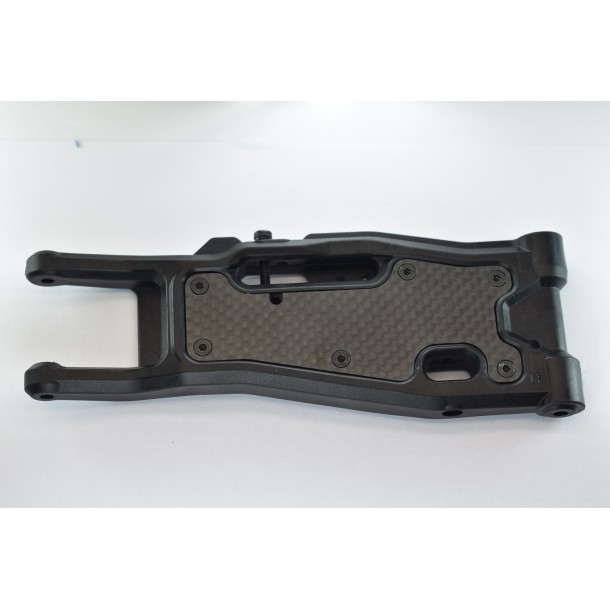 CARBON FIBRE DUST-PROOF PROTECTION PLATE FOR FRONT SUSPENSION ARM FOR TRAXXAS 1/8 SLEDGE