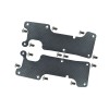 CARBON FIBRE DUST-PROOF PROTECTION PLATE FOR REAR SUSPENSION ARM FOR TRAXXAS 1/8 SLEDGE