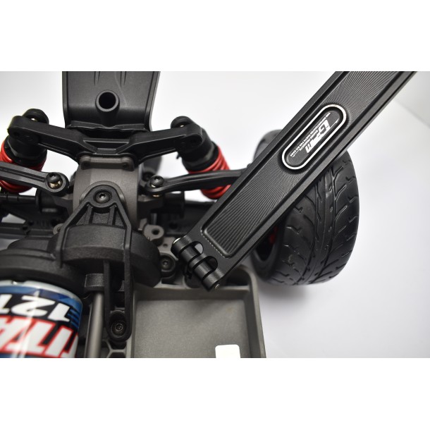 ALUMINUM BATTERY HOLD-DOWN PLATE FOR TRAXXAS 1/10 4-TEC 3.0 CORVETTE STINGARY
