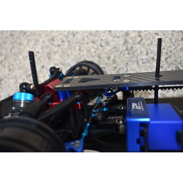 CARBON FIBER + ALUMINUM SUB CHASSIS FOR TAMIYA 1/10 TA08 PRO