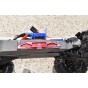 ALUMINUM CHASSIS NERF BARS (SILVER INLAY VERSION) FOR TRAXXAS 1/10 HOSS 4X4 VXL 3S