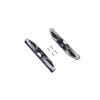 ALUMINUM CHASSIS NERF BARS (SILVER INLAY VERSION) FOR TRAXXAS 1/10 HOSS 4X4 VXL 3S