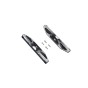 ALUMINUM CHASSIS NERF BARS (SILVER INLAY VERSION) FOR TRAXXAS 1/10 HOSS 4X4 VXL 3S