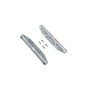 ALUMINUM CHASSIS NERF BARS (SILVER INLAY VERSION) FOR TRAXXAS 1/10 HOSS 4X4 VXL 3S