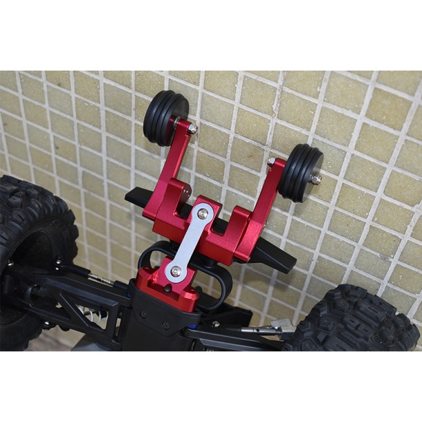 ALUMINUM REAR ADJUSTABLE WHEELIE FOR TRAXXAS 1/10 HOSS 4X4 VXL 3S