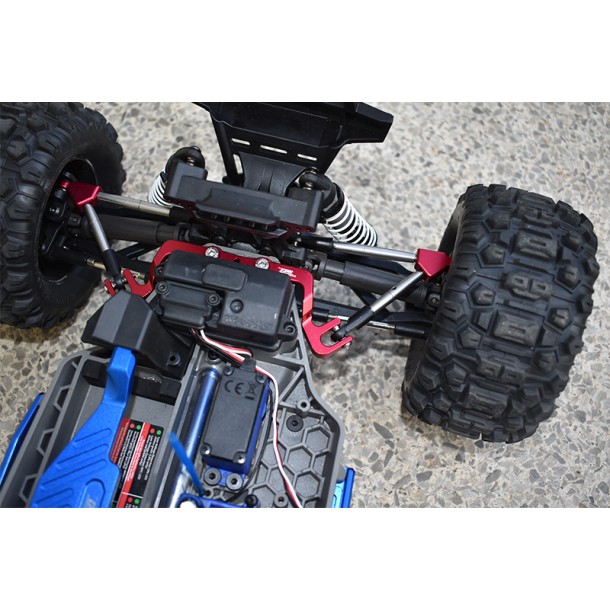 ALUMINUM FRONT TIE RODS WITH STABILIZER FOR C HUB FOR TRAXXAS 1/10 HOSS 4X4 VXL 3S