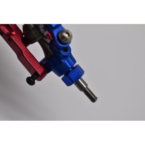 ALUMINUM REAR WHEEL HEX ADAPTERS 5MM THICK FOR LOSI 1/18 Mini-T 2.0 / 1/16 Mini-B