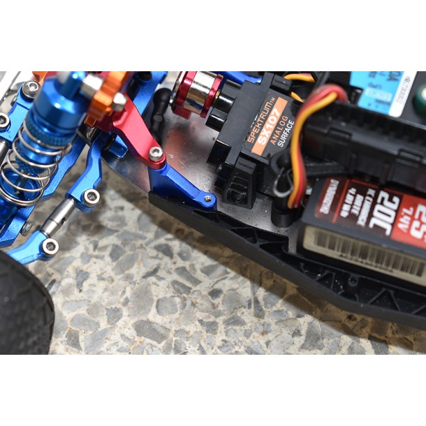 ALUMINUM FRONT CHASSIS BRACE FOR LOSI 1/18 Mini-T 2.0 / 1/16 Mini-B