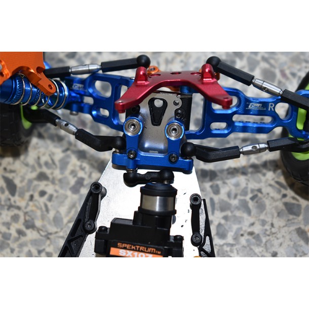 ALUMINUM STEERING ASSEMBLY FOR LOSI 1/18 Mini-T 2.0 / 1/16 Mini-B
