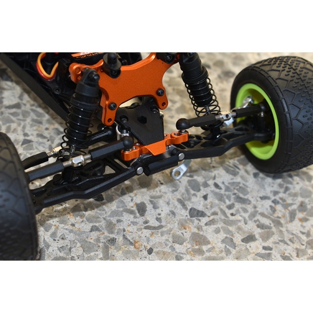 ALUMINUM STABILIZING MOUNT FOR FRONT UPPER ARM TIE RODS FOR LOSI 1/18 Mini-T 2.0 / 1/16 Mini-B 