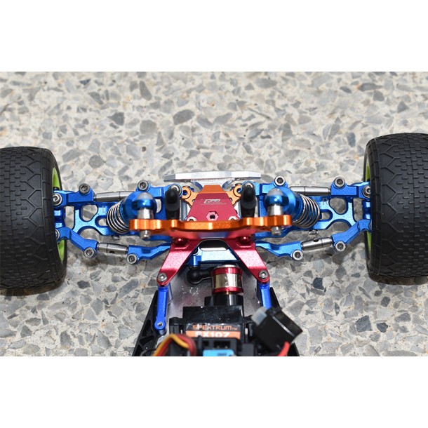 ALUMINUM+STAINLESS STEEL FRONT UPPER ARM TIE ROD FOR LOSI 1/18 Mini-T 2.0 / 1/16 Mini-B