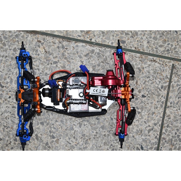 STAINLESS STEEL ADJUSTABLE FRONT UPPER ARM TIE ROD+FRONT STEERING+REAR UPPER ARM TIE ROD (NO BALL ENDS) FOR LOSI 1/18 Mini-T 2.0 / 1/16 Mini-B