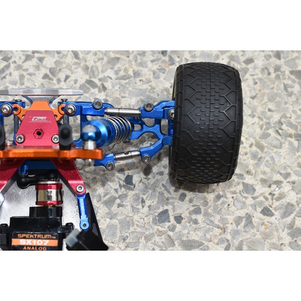 ALUMINUM+STAINLESS STEEL ADJUSTABLE FRONT STEERING TIE ROD FOR LOSI 1/18 Mini-T 2.0 / 1/16 Mini-B