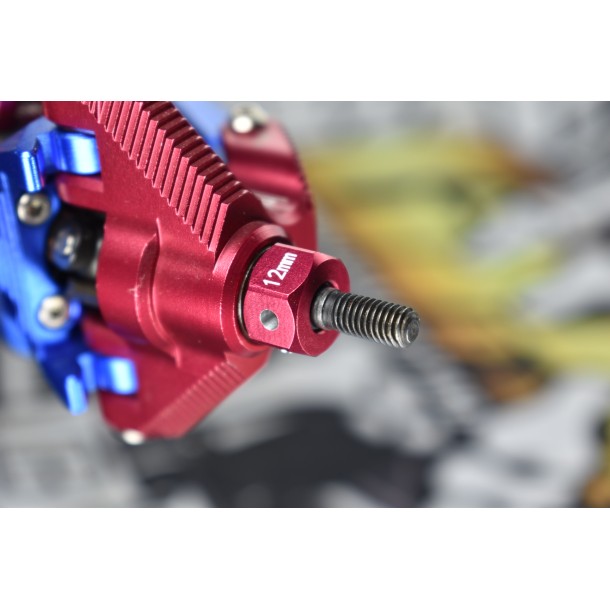 ALUMINIUM 6061-T6 HEX ADAPTER (12MMX8MM) FOR LOSI 1/8 LMT 1.0 / 2.0 