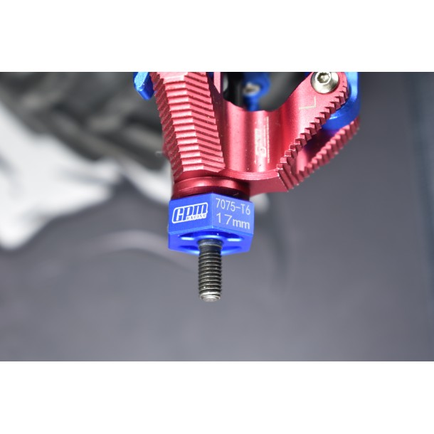 ALUMINIUM 7075-T6 HEX ADAPTER (17MMX8MM) FOR LOSI 1/8 LMT 1.0 / 2.0 