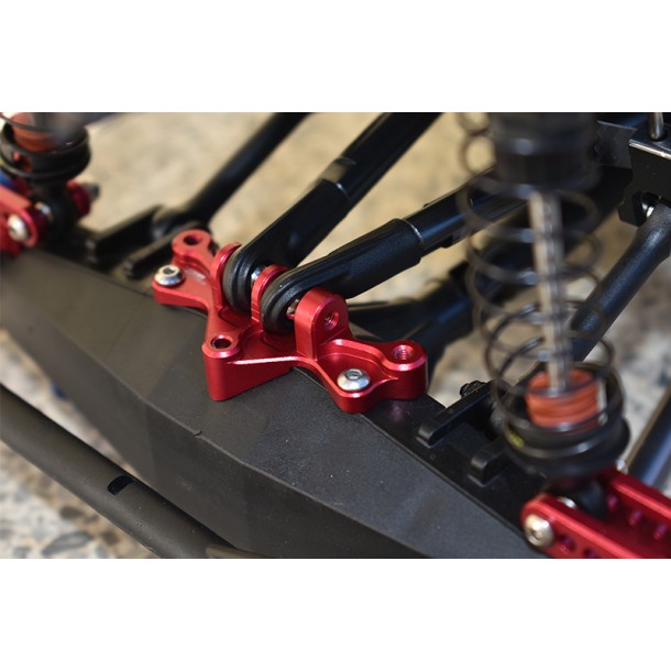ALUMINUM MOUNT FOR FRONT/REAR GEARBOX UPPER SUSPENSION LINKS FOR LOSI 1/8 LMT TLR TUNED